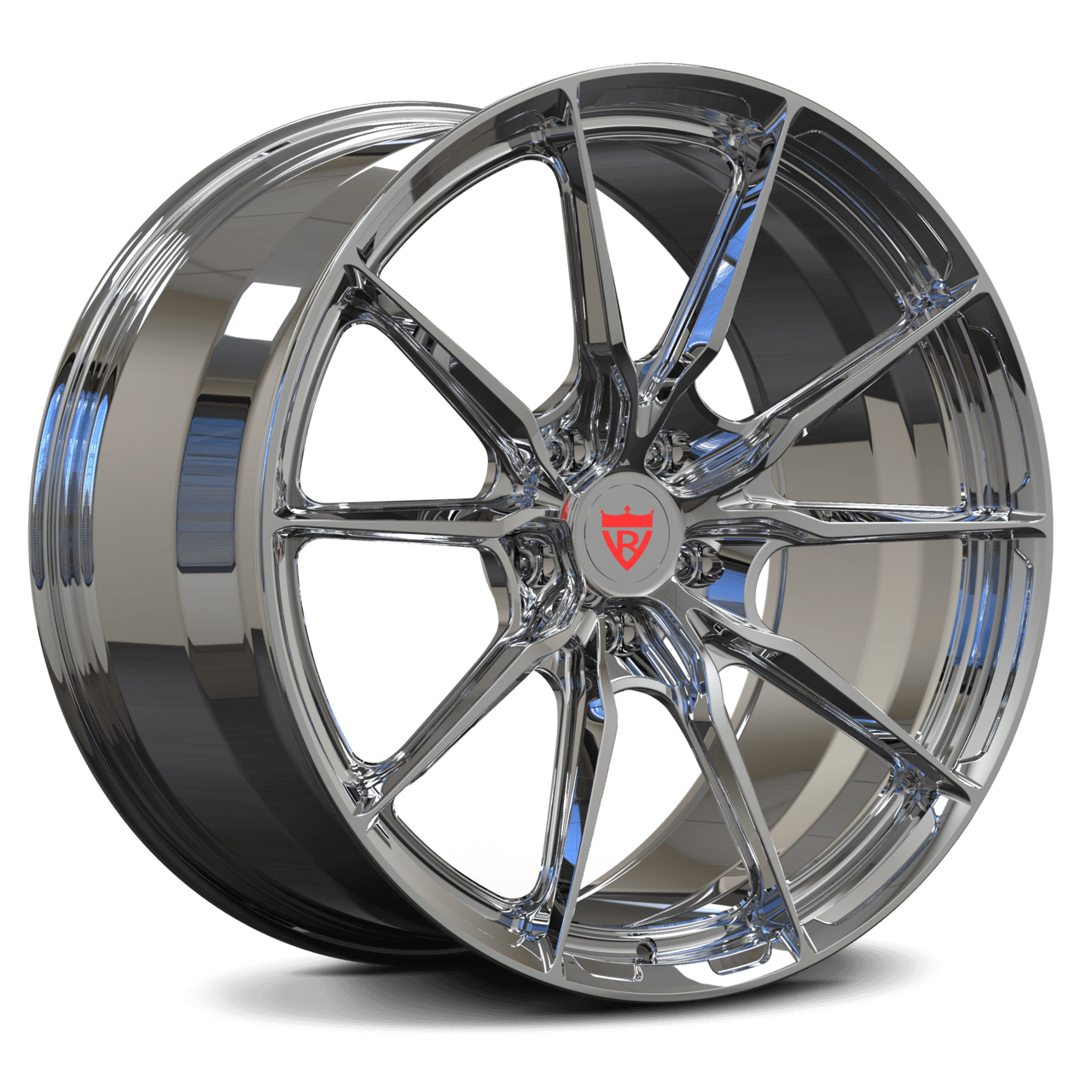 Custom Forged Monoblock Wheel RV-MB082 made from aerospace-grade forged 6061-T6 aluminum alloy with max concavity design