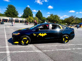 Yellow and Black Batman Unique wheels-custom forged 1-piece rims for Ford Fusion-RVRN Wheels