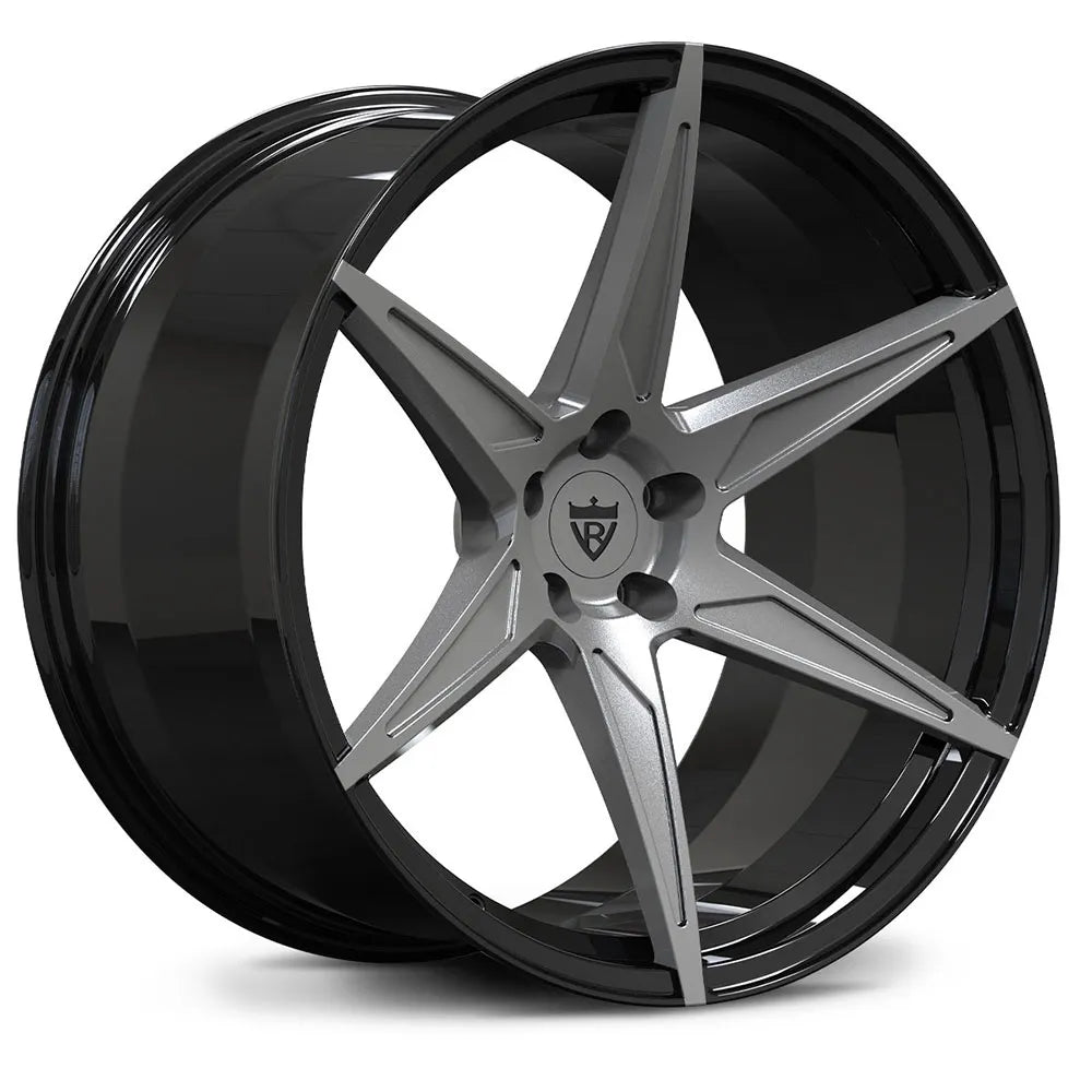 Custom forged 1-piece concave wheel, sleek design, ideal for super concave wheels and Dodge Charger 20-inch wheels. RVRN aftermarket rims