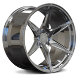 Custom forged monoblock concave wheel showcasing a super concave design, perfect for a Dodge Charger or any vehicle.