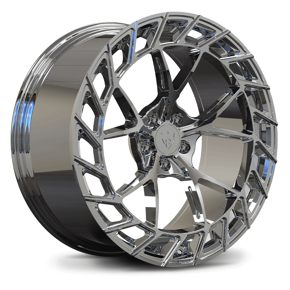Custom forged RV-MC23 concave wheel for Audi SQ5 and RS5, showcasing a sleek monoblock design with a polished finish.