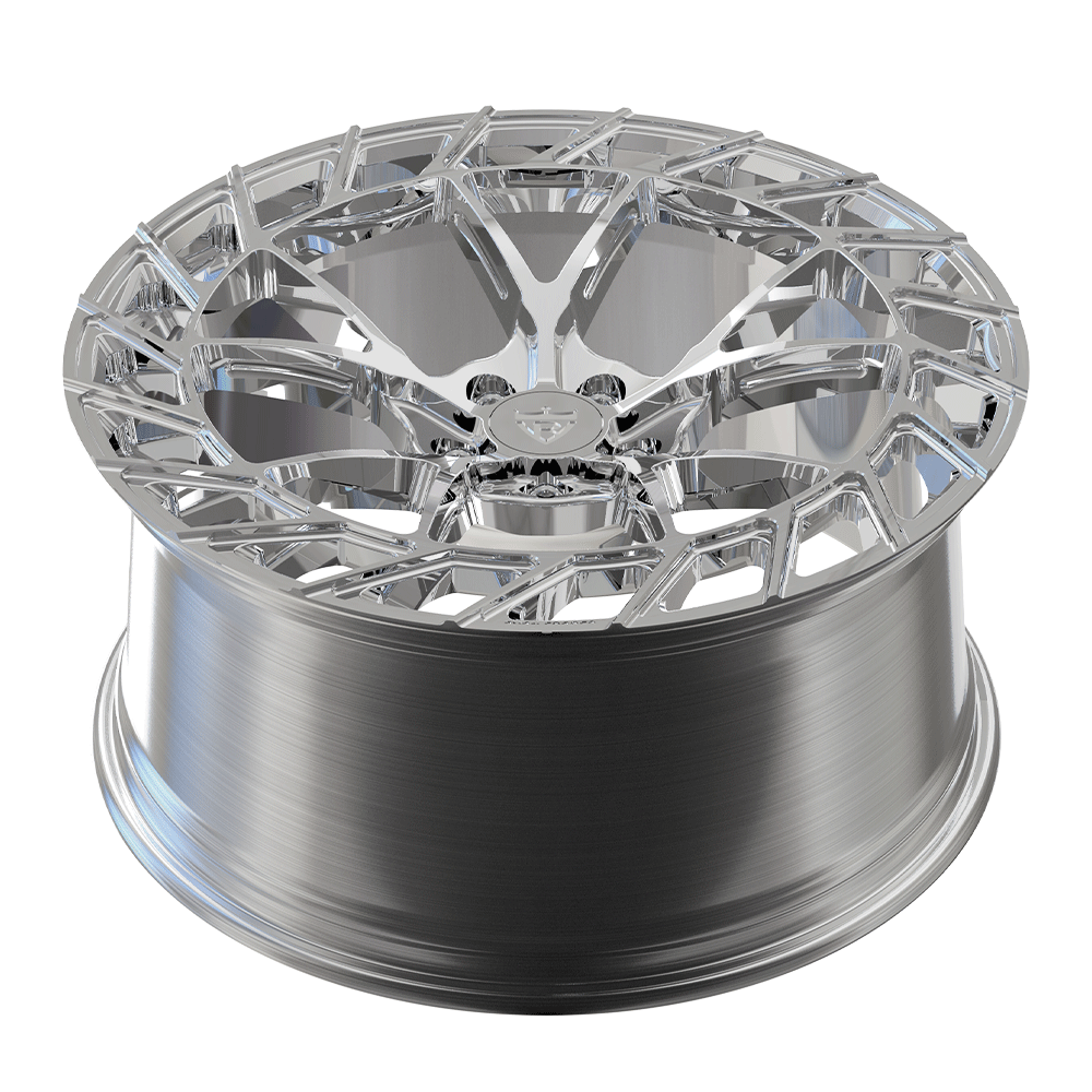 Custom forged 1-piece concave wheel for Audi SQ5 and RS5, featuring a glossy finish and aggressive design.