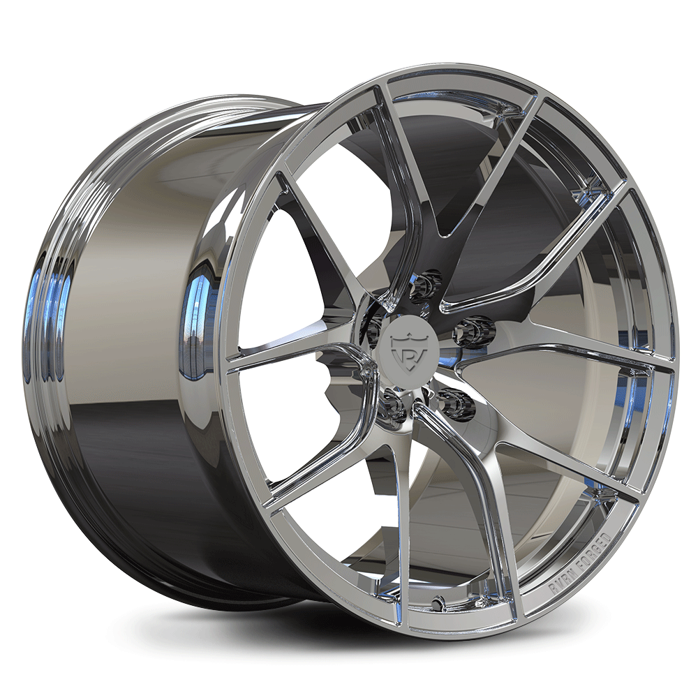 Custom Forged Corvette C8 Z06 Wheels - RVRN Wheels RV-MC24 Custom monoblock Concave Rims-Chrome wheels