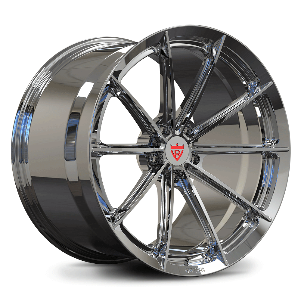 Concave Custom Forged Wheels for Corvette C8 Z06, E-Ray - RV-MC24 Chrome Rims-RVRN Forged Monoblock Wheels