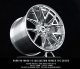 Dodge Viper Rims-Custom Aftermarket Forged Monoblock 18inch staggered Wheels in Polish-RVRN Concave Rims Series RV-MH051