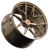 Custom Concave Rims for Chevy Camaro 2ss 19inch staggered wheels-RVRN Forged Monoblock Lightweight Performance Wheels Series RV-MH051 in Bronze Color