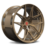 Custom Concave Rims for any vehicle-RVRN Forged Monoblock Lightweight Performance Wheels Series RV-MH051 in Bronze Color
