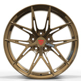 Custom Concave Rims for Chevy Camaro 2ss 19inch staggered wheels-RVRN Forged Monoblock Lightweight Performance Wheels Series RV-MH051 in Bronze Color