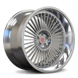 Custom Forged Monoblock Deep Lip Wheels for Trucks, SUVs, American Muscle Cars-RVRN Wheels RV-MH053 Chrome Rims