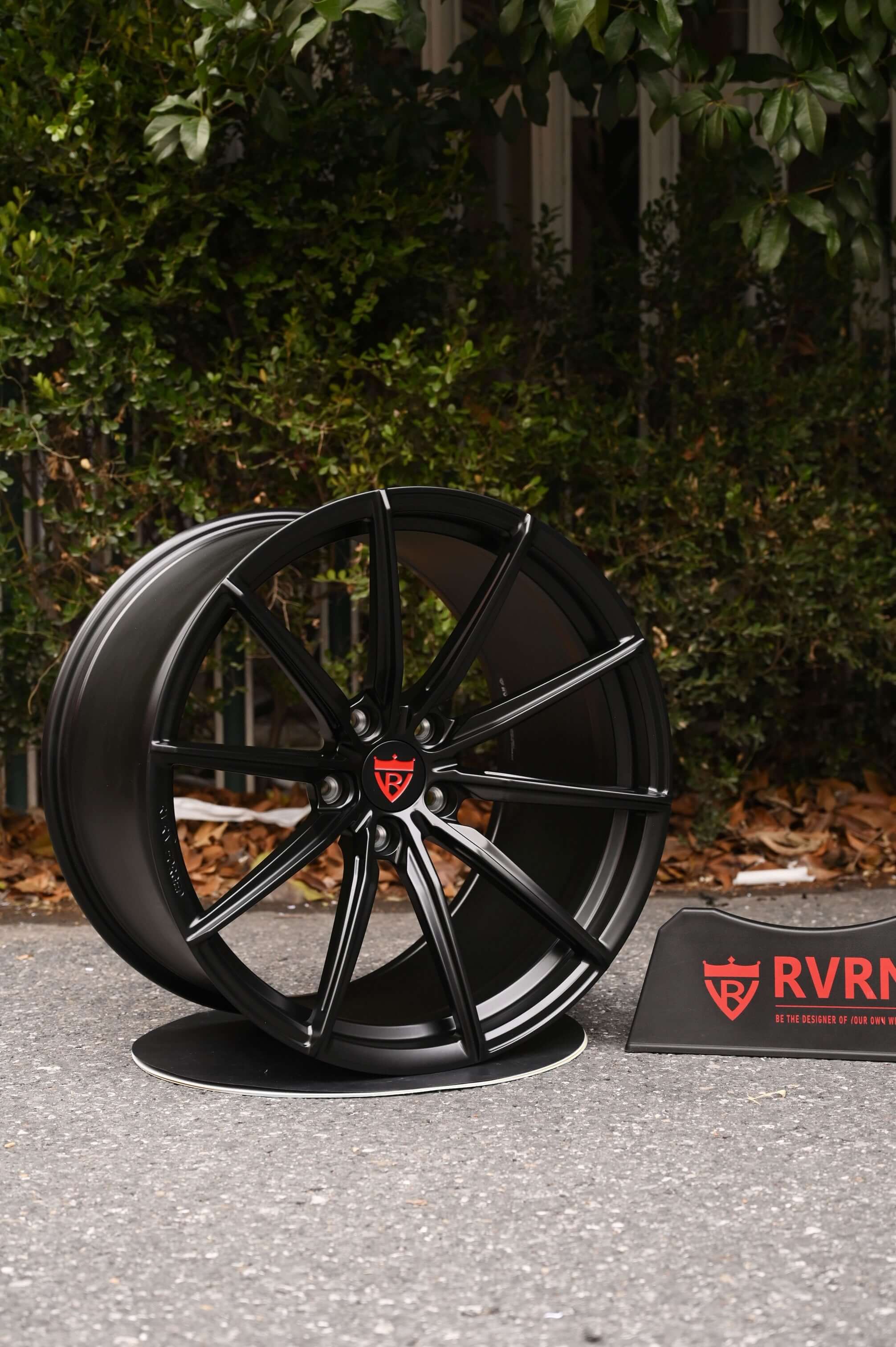 2019 Corvette C7 Z06 Custom Performance Forged Matte Black Wheels: RV-MJ02 Series-RVRN Forged