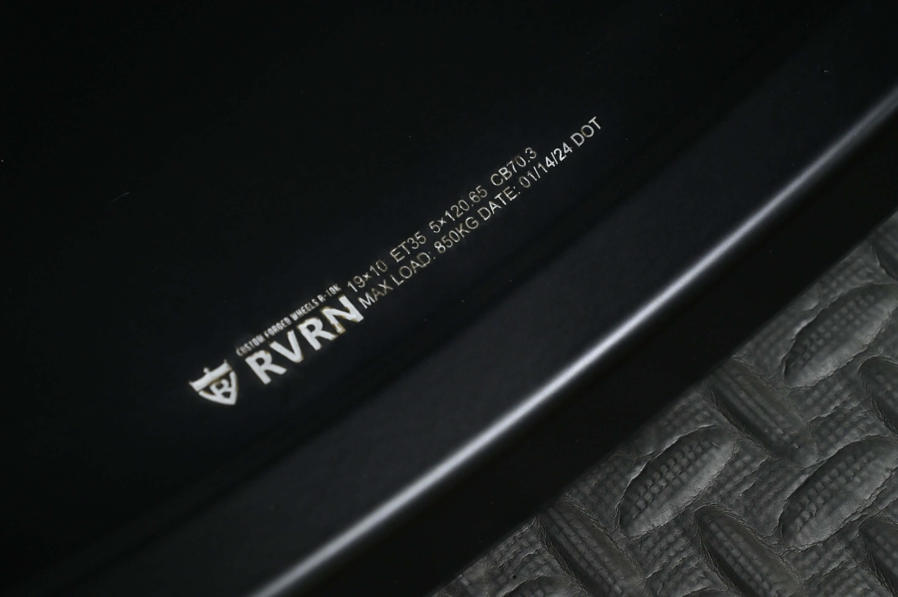2019 Corvette C7 Z06 Custom Performance Forged Matte Black Wheels: RV-MJ02 Series-RVRN Forged