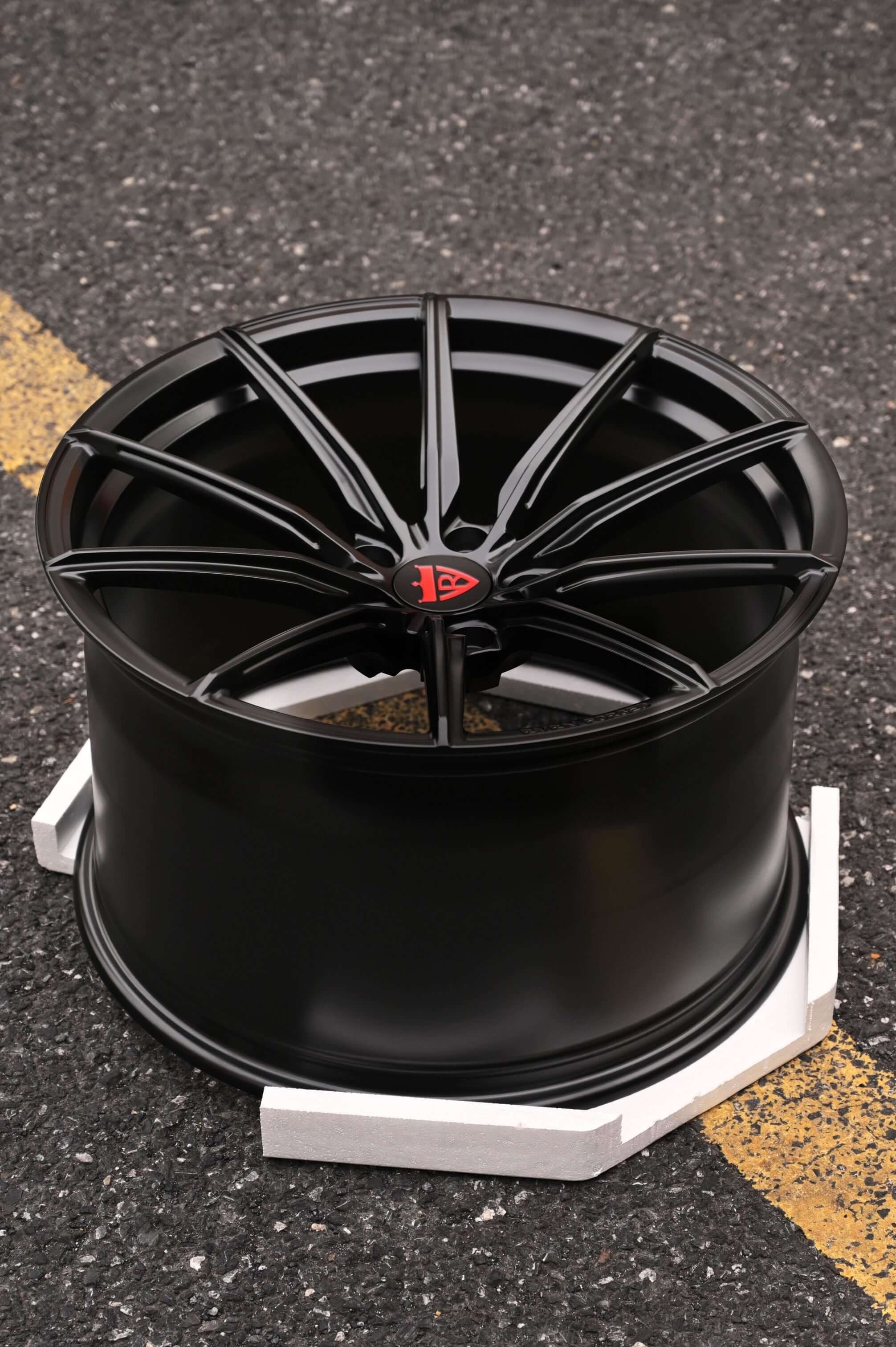 2019 Corvette C7 Z06 Custom Performance Forged Matte Black Wheels: RV-MJ02 Series-RVRN Forged