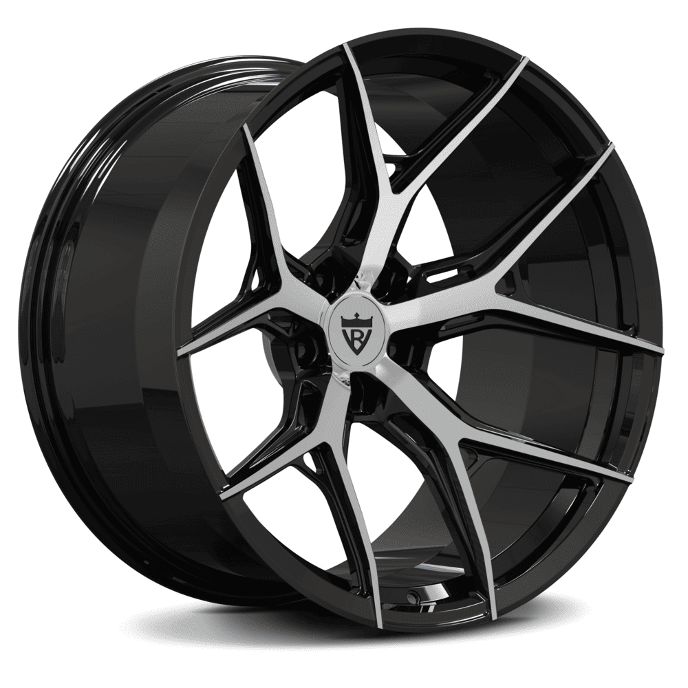 Super Concave Forged Performance Monoblock Wheels for BMW X5 -RVRN RV-MJ25 Glossy black 22inch staggered Rims