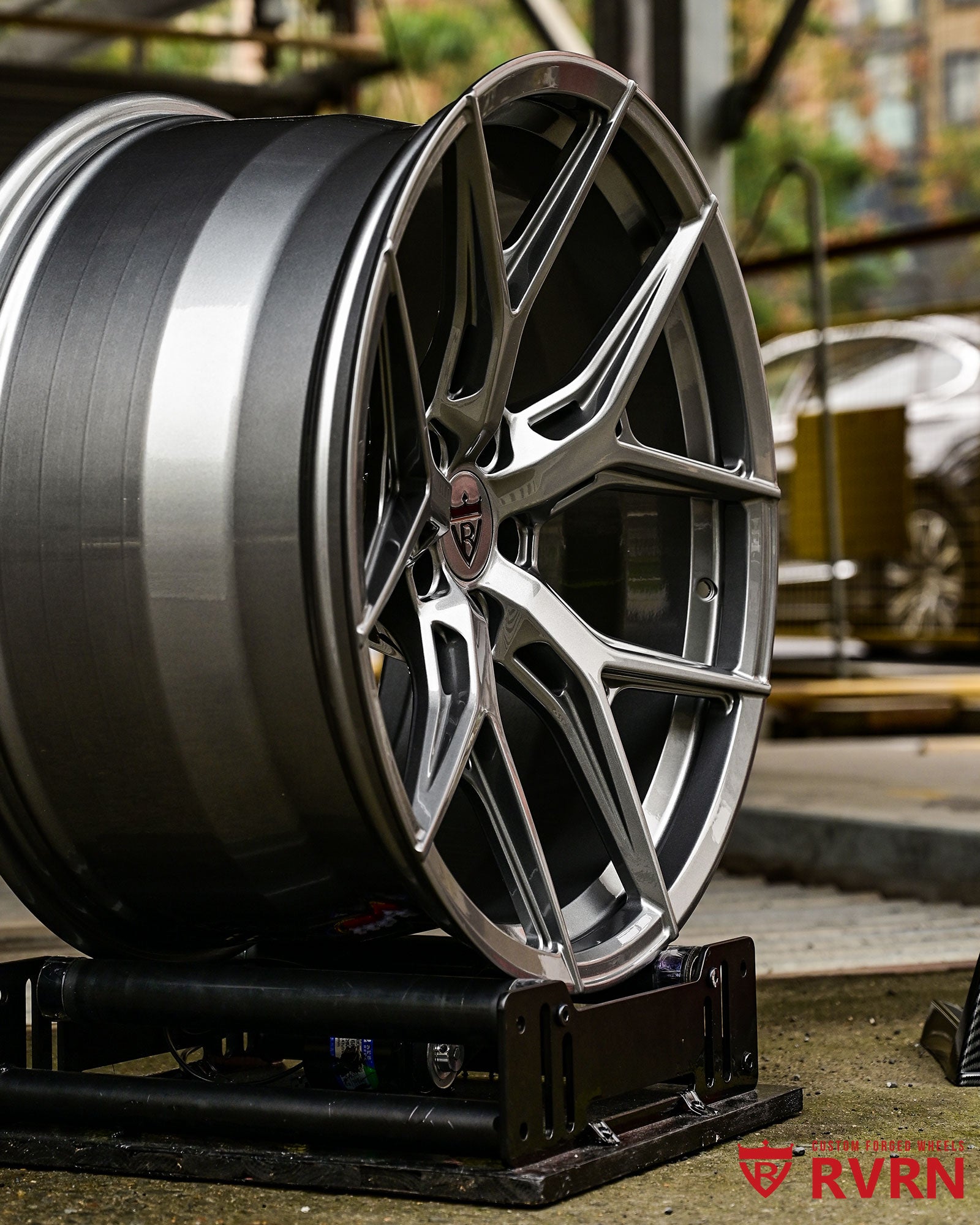 Custom forged concave wheels for 2015 BMW X5 in gunmetal finish, 21-inch staggered rims– RVRN Wheels