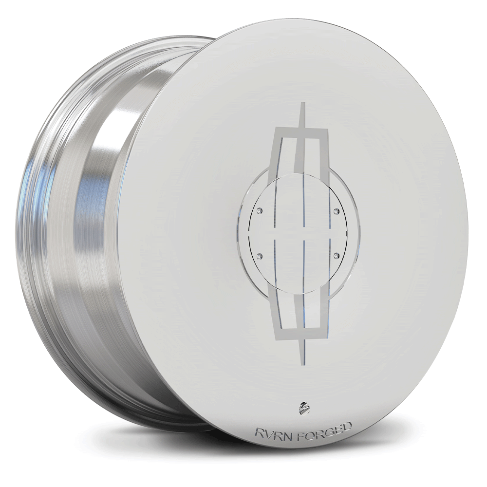 Custom forged monoblock full face wheel for Lincoln vehicles, showcasing precision design and high-quality aluminum alloy.