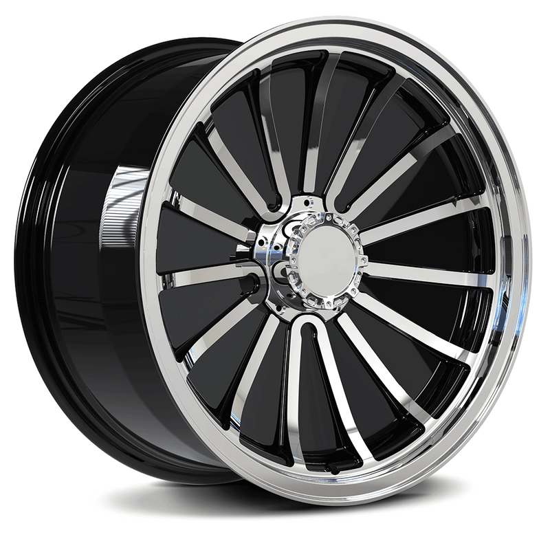 Custom forged monoblock wheel RV-MR04 with deep dish design for Toyota Tundra trucks, crafted from aerospace-grade 6061-T6 aluminum.