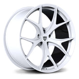 Custom forged monoblock RV-MR05 wheels for Mercedes-Benz, lightweight and stylish design in white.