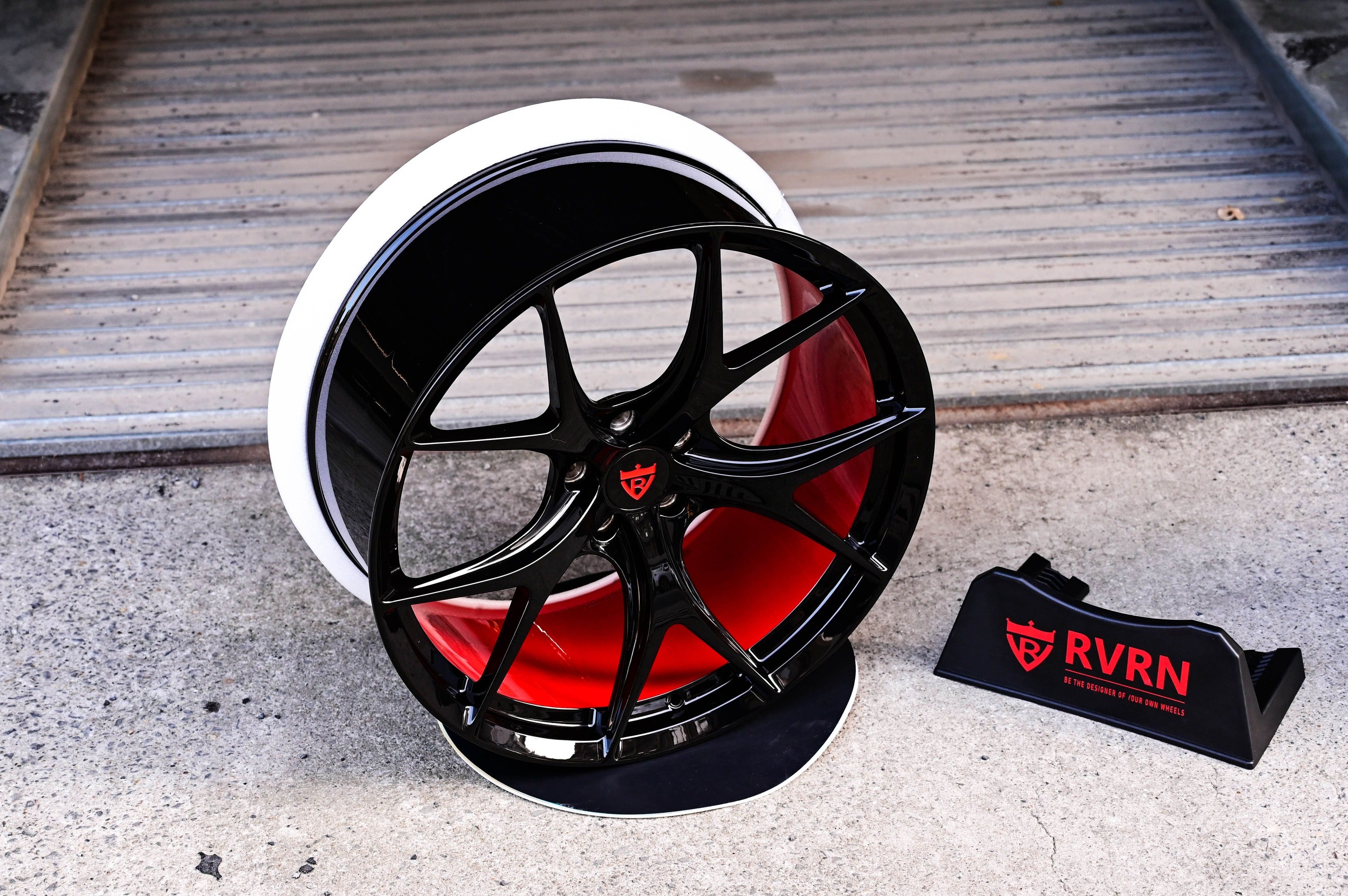 Camaro Aftermarket Rims-Custom Performance Forged Concave Wheels- Red and Black