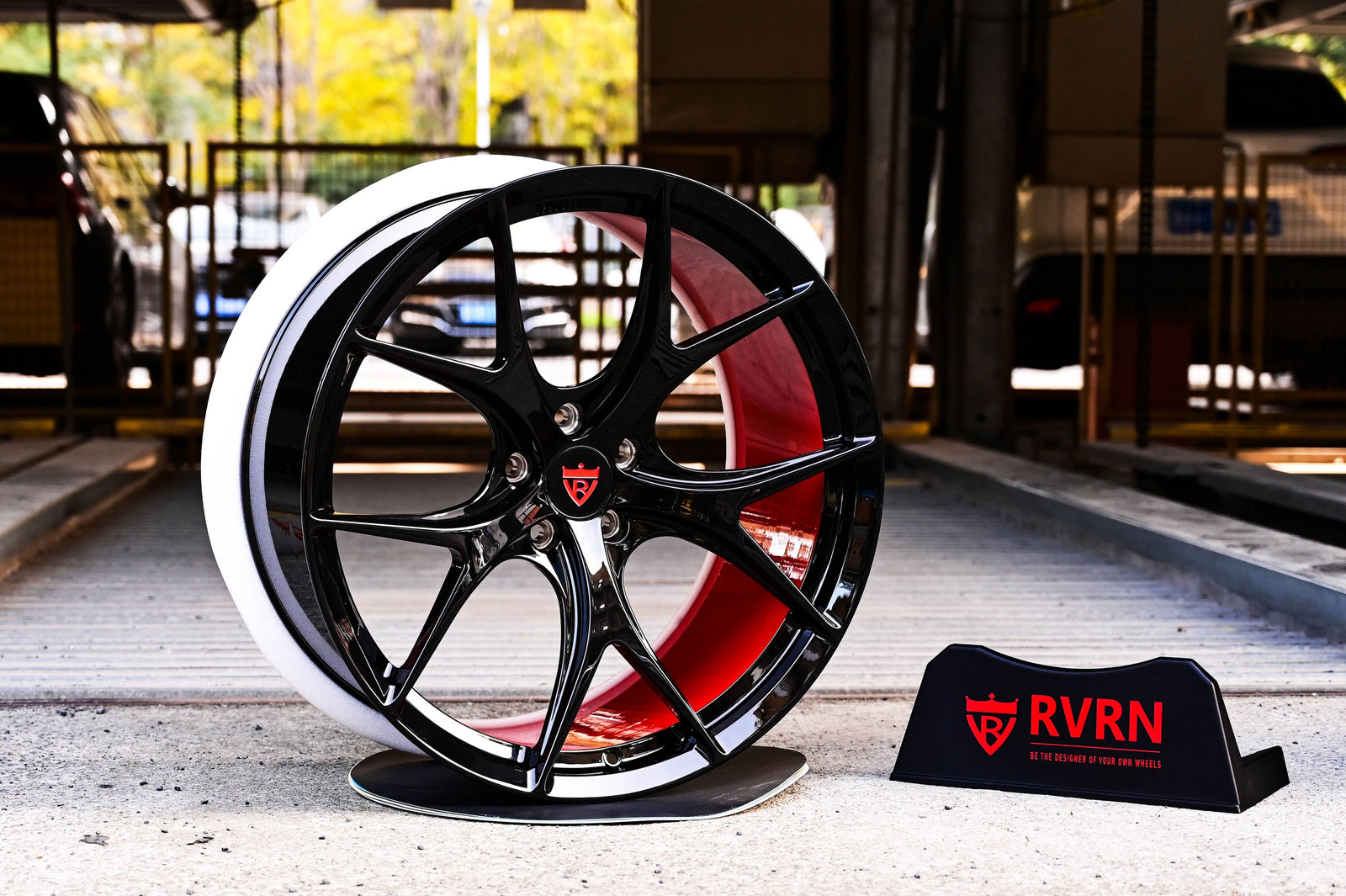 Camaro Aftermarket Rims-Custom Performance Forged Concave Wheels- Red and Black