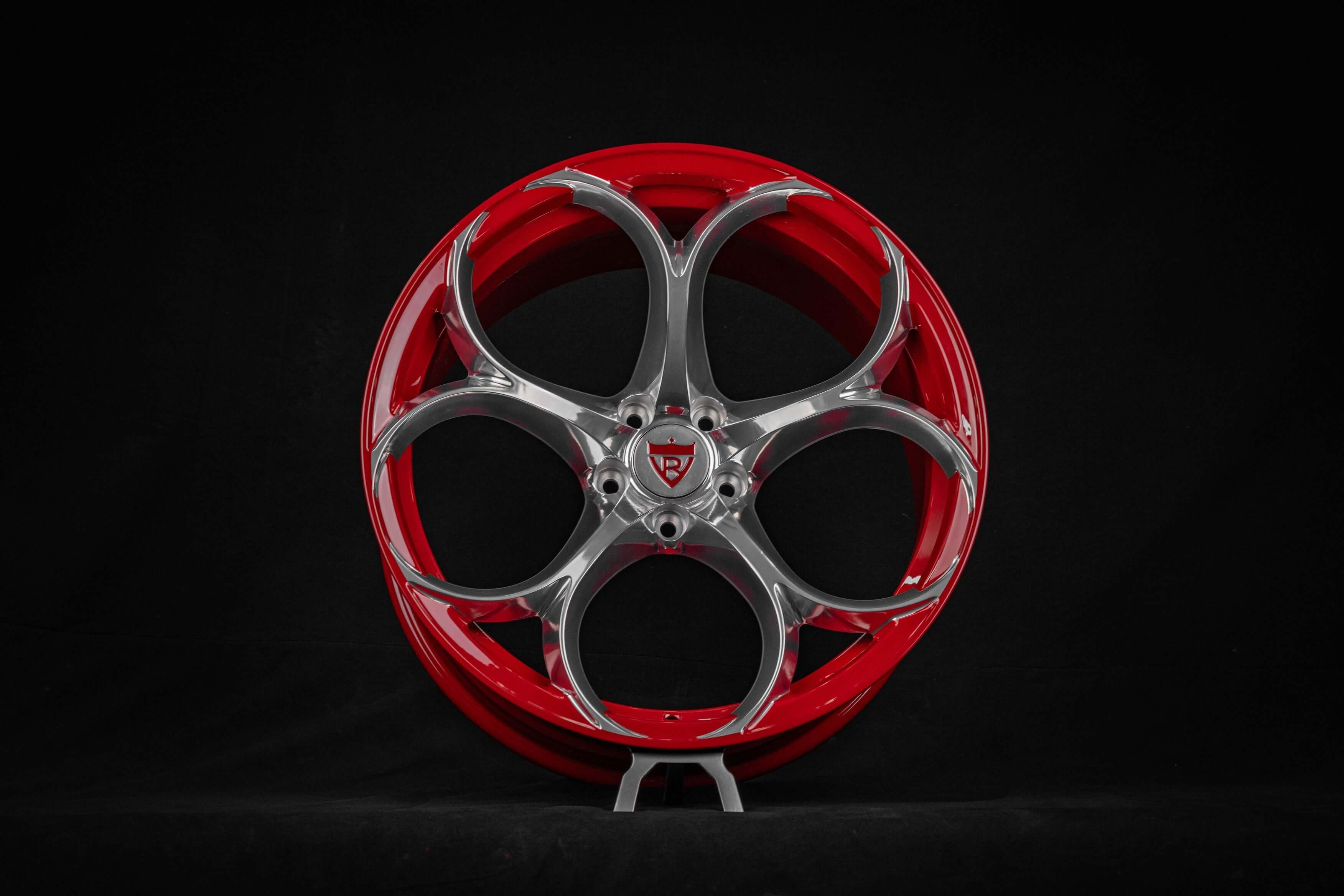 2024 Porsche Macan GTS Custom Monoblock Polished Aluminum Spoke&Porsche Rims RV-MS016 Series RVRN Wheels Forged