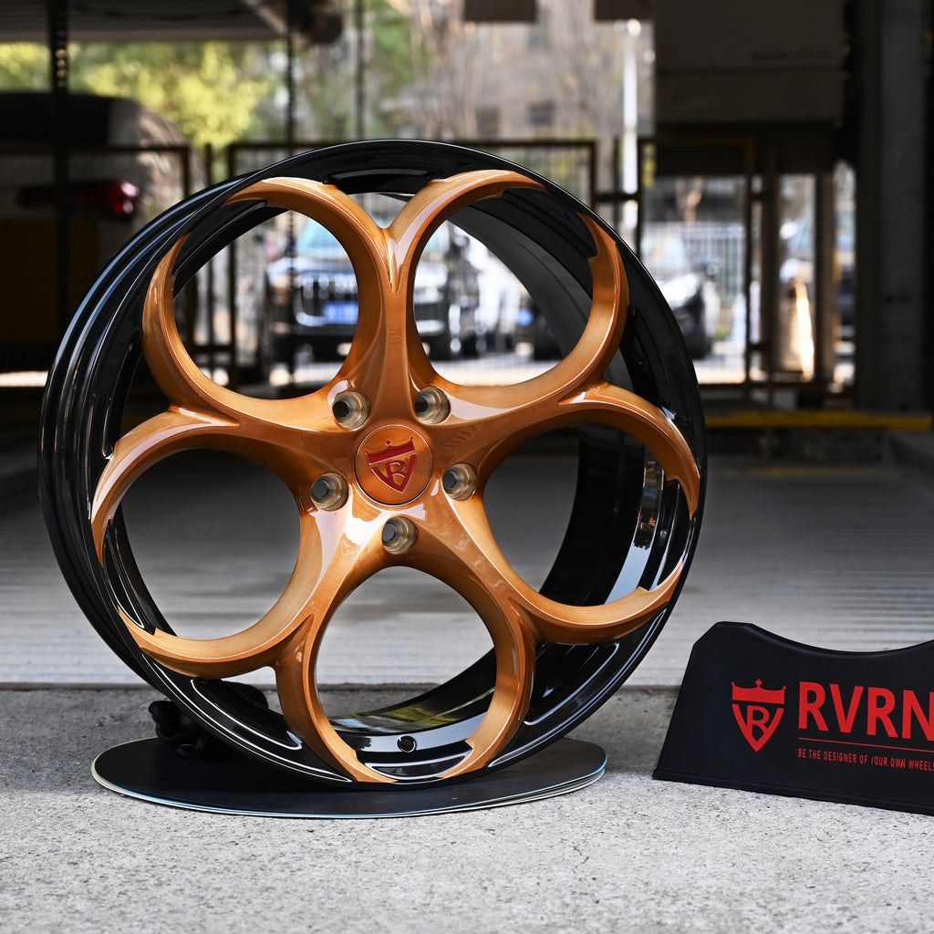 2017 Corvette C7 Aftermarket Wheels-Custom Forged Monoblock Bronze Forged Rims-RVRN Forged