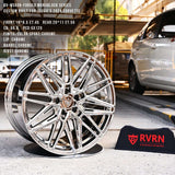 CUSTOM 1 PIECE FORGED WHITE TESLA WHEELS: RV-MS808