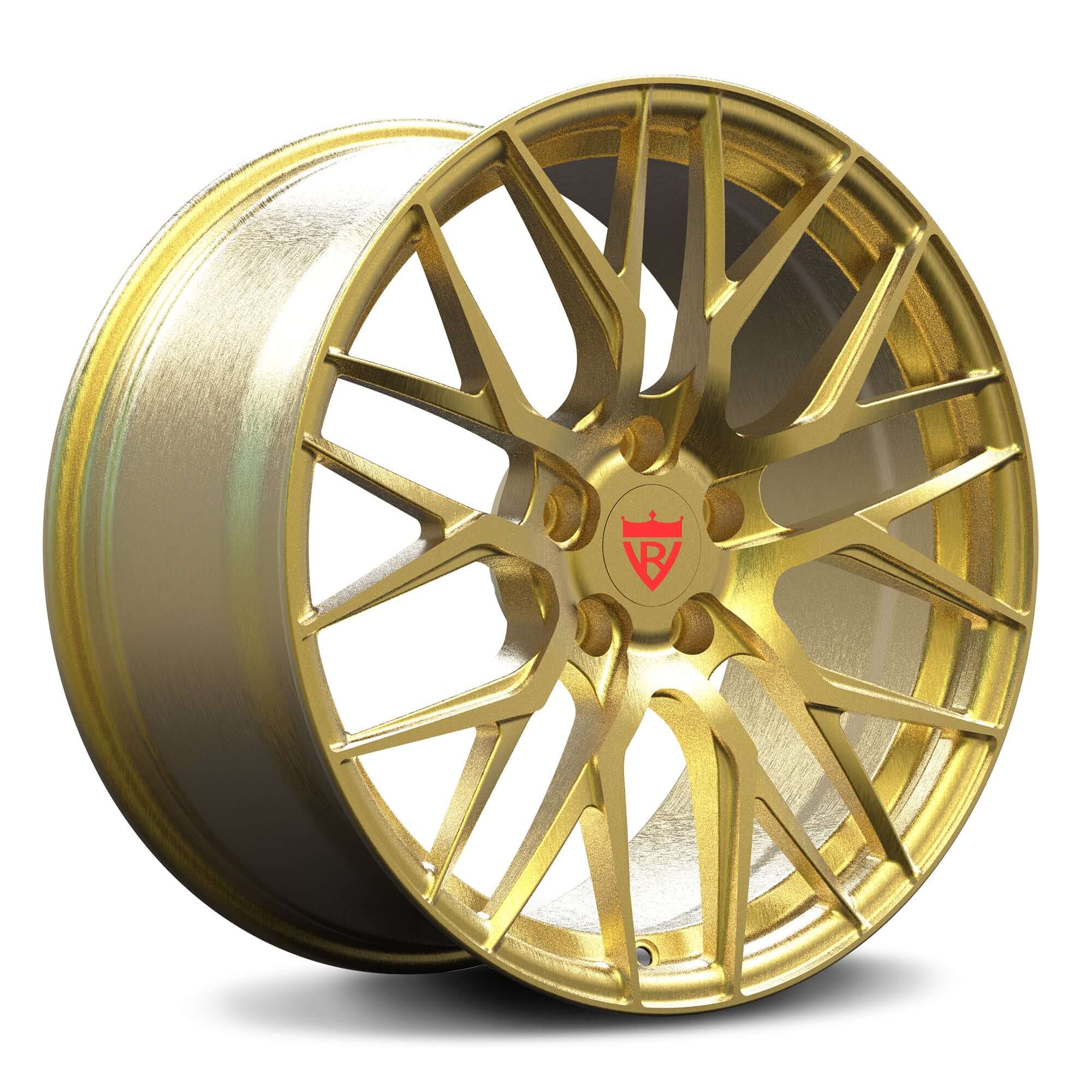 Gold Rims-Tesla Model 3/Y/S Aftermarket Performance Wheels-Custom  Forged