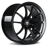 Toyota Supra Classic Wheels-custom forged monoblock rims with gloss black and carbon fiber, 15"-26" size avaiable for any vehicle