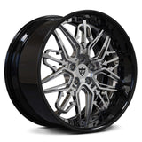 Custom forged Maserati wheels RM-01 with sleek spoke design and deep lip finish, perfect for Granturismo upgrades.