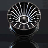 Custom forged monoblock wheel RT-02 with super concave design and sleek finish for trucks and pickups, crafted from 6061-T6 aluminum.
