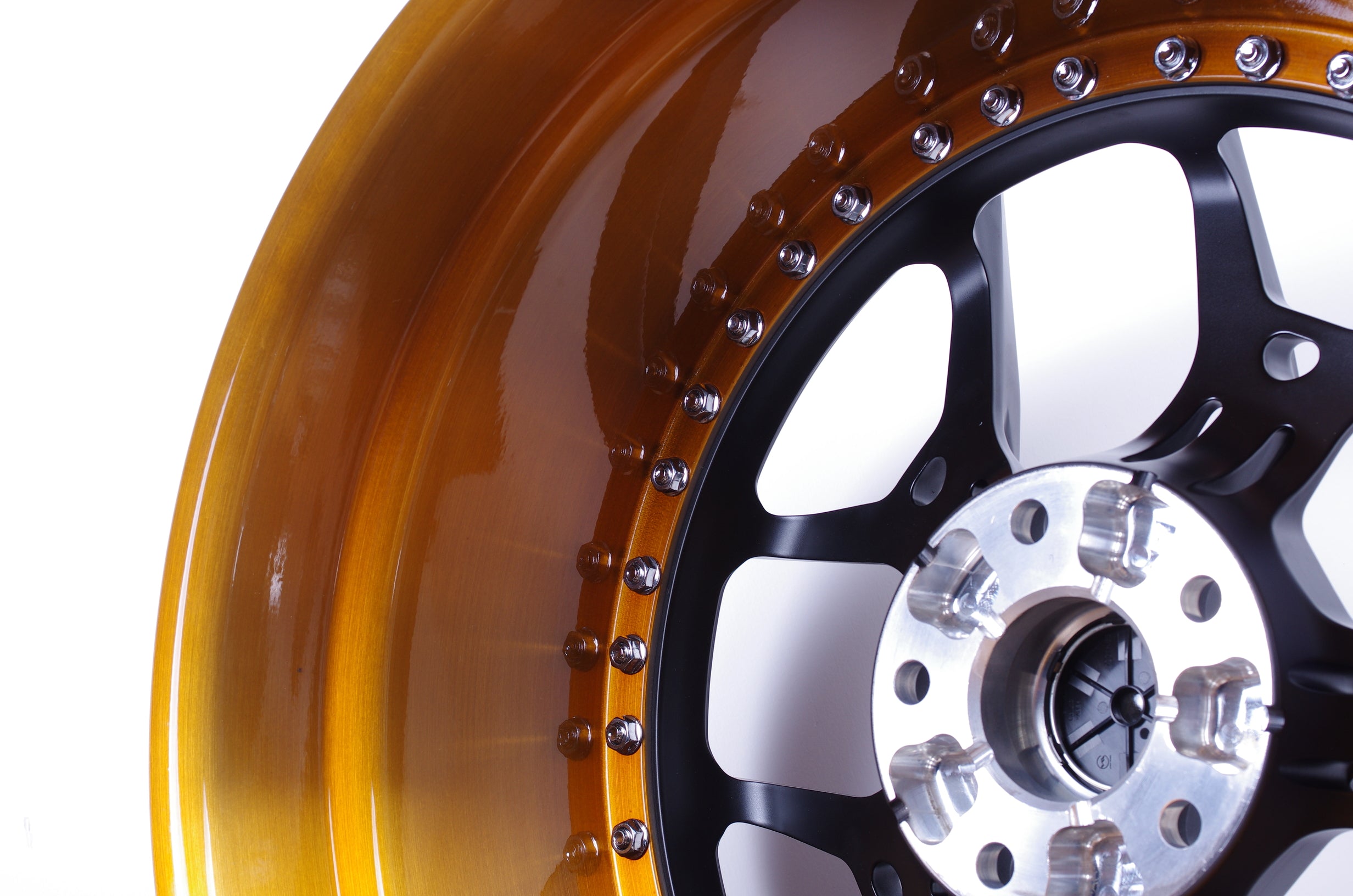 Chevy Camaro Aftermarket Rims-Custom Forged 2-Piece Wheels-RV-DR08D-Black Copper