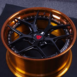 Chevy Camaro Aftermarket Rims-Custom Forged 2-Piece Wheels-RV-DR08D-Black Copper