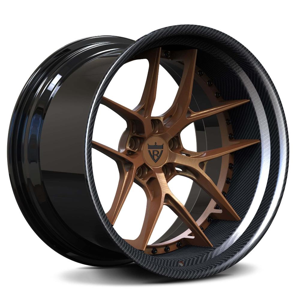 Carbon fiber deep dish and concave wheels for BMW M4/M3 Charger and Challenger customer-RVRN RV-DR08D Series