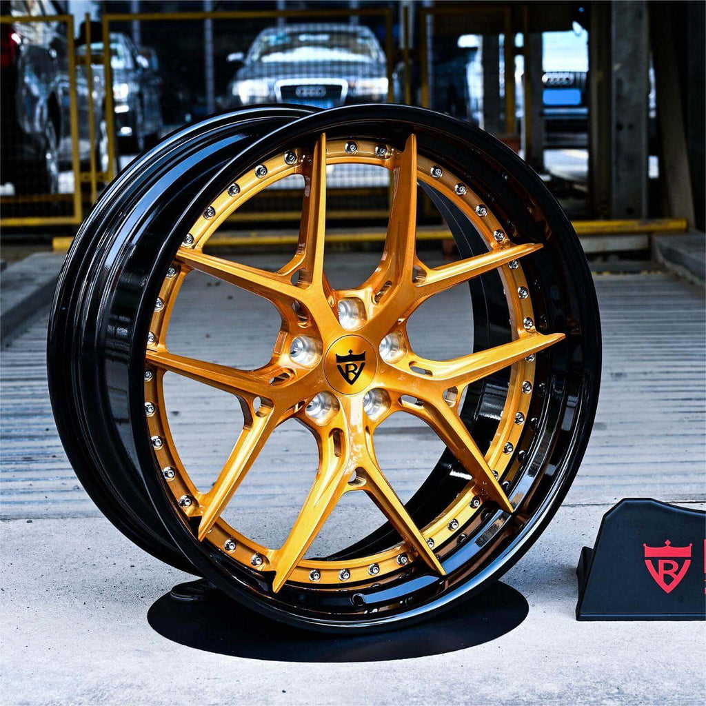 2021 Dodge Charger Scat Custom Wheels-Copper Black Forged Rims