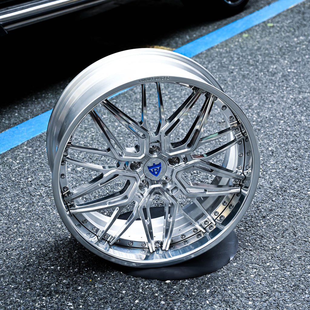 Chevy Camaro wheels-deep dish custom polish forged wheels-RV-T081