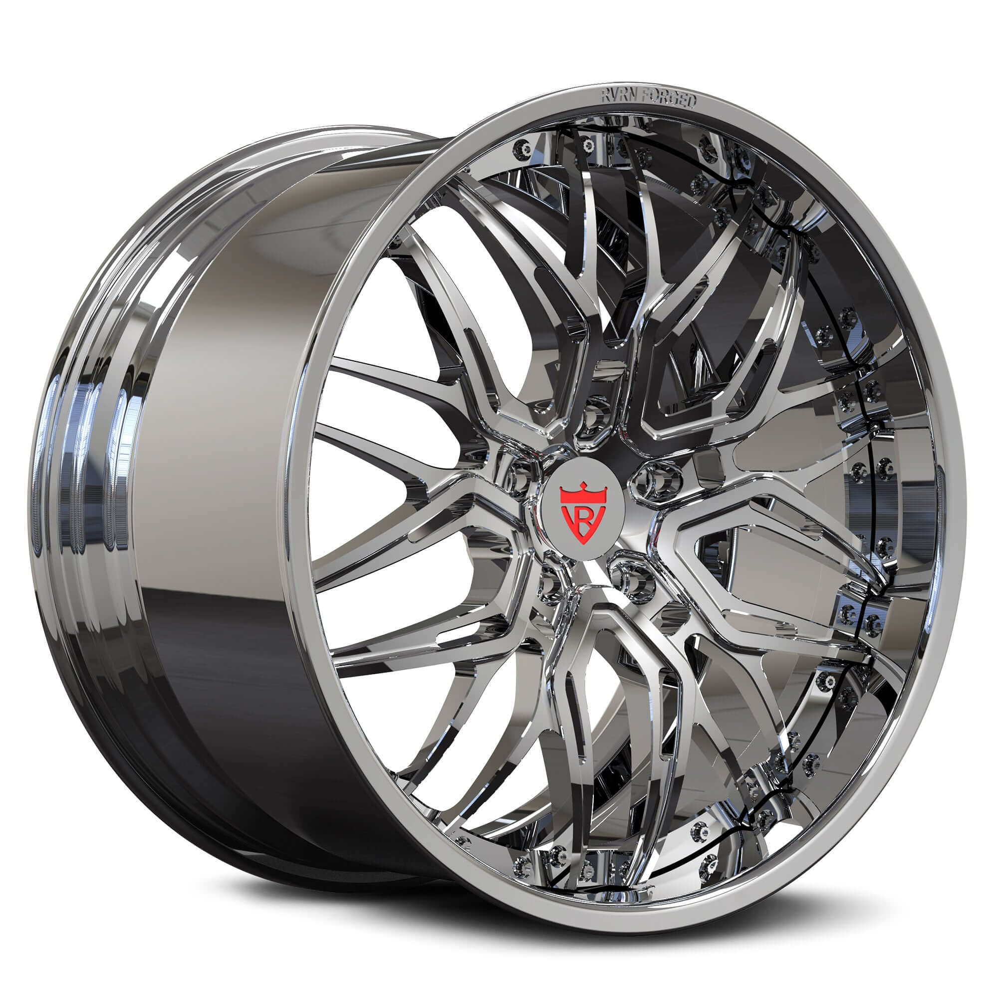 T081-Chevrolet Corvette C1-C8 Wheels&Rims-Deep dish custom forged aftermarket-chrome rims