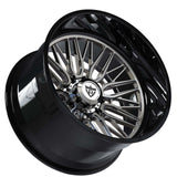 8 lug wheels for gmc truck- black deep dish custom forged aftermarket rims-RVRN Forged RV-T081 Series