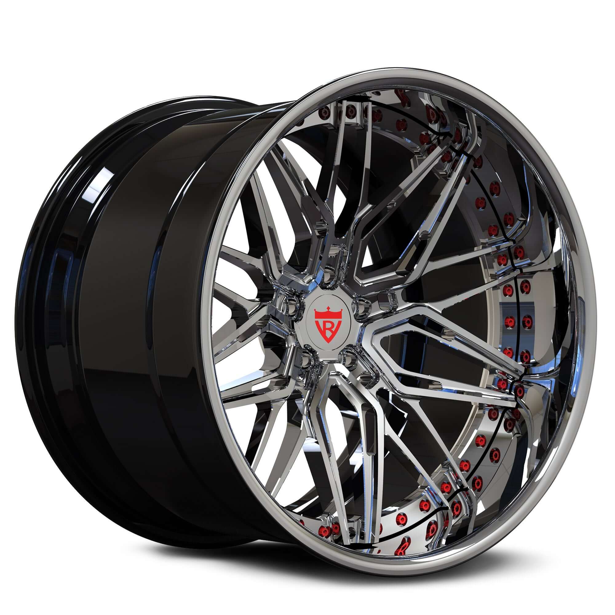 CUSTOM 2 PIECE FORGED DEEP DISH WHEELS: RV-T081