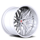 Gloss white deep dish forged wheels RV-T081 – clean minimalist render