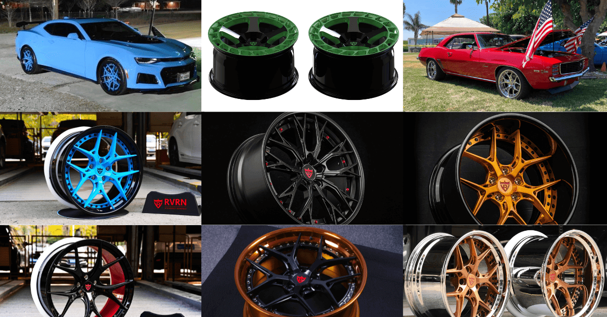 Chevy Camaro Custom Forged Wheels Collection-RVRN Wheels-Monoblock, 2-Piece, 3-Piece Rims for Muscle Cars