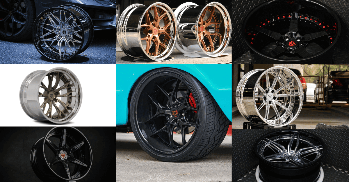 Classic Vintage Cars Custom Forged Wheels Collection-RVRN Wheels-Monoblock, 2-Piece, 3-Piece Deep Dish Rims