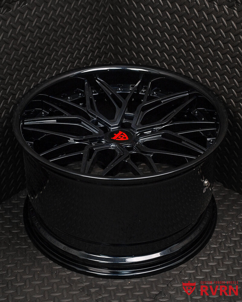 Corvette C8 Z51 RV-T081 forged 2-piece wheels side profile - design your own wheels