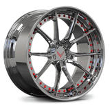 CUSTOM 2 PIECE FORGED CHROME WHEELS: RV-DB082