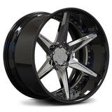 CUSTOM FORGED 2-PIECE DEEP CONCAVE WHEELS: RV-DC19 deep concave wheels showcasing custom finishes and precision engineering.