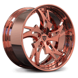 CUSTOM FORGED 2-PIECE ROSE GOLD WHEELS: RV-DC39