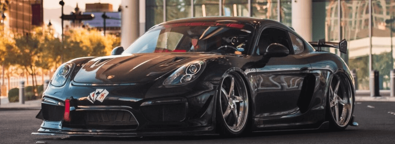 2014 Porsche cayman on RVRN RV-DP02 21inch 5 spoke aftermarket bespoke wheels