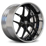 Custom 18-inch chrome forged wheel for 1964 Chevelle