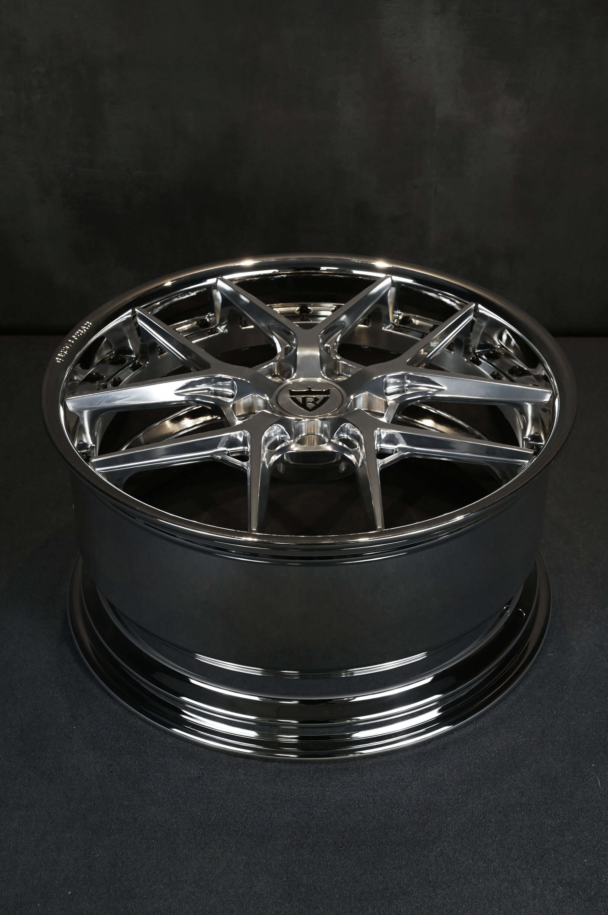 19x9.5 front wheel fitment on C5 Corvette – perfect offset (+55) for flush stance