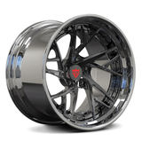 Custom 2-piece forged deep concave wheels for Pontiac Trans Am and Firebird, featuring bold design and modern finish.