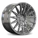 Custom forged monoblock wheels RV-MA06 in chrome finish, designed for Acura MDX and other vehicles.